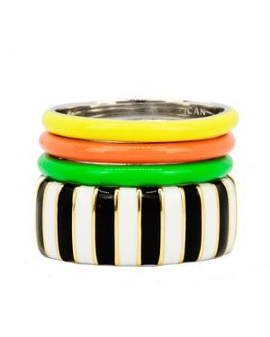 Pinnole Soda Pop Ring Stack - Green