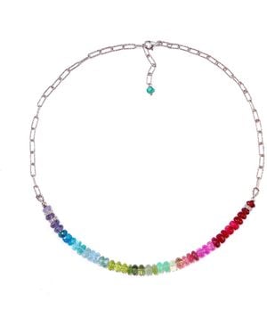 Mineralgems•Studio Choker With Chain - Blue