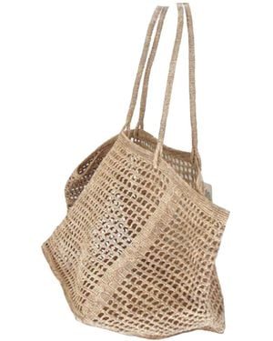 Zanatany Concepts Gisette Tote Bag Beach Bag - Natural