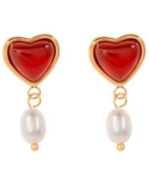 Recreation Jewels Lolita's Earrings - Red