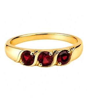 Belinda Jewelz Garnet Vintage Birthstone Ring - Red