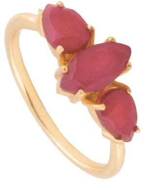 Lavani Jewels Ruby Kasia Ring - Multicolour