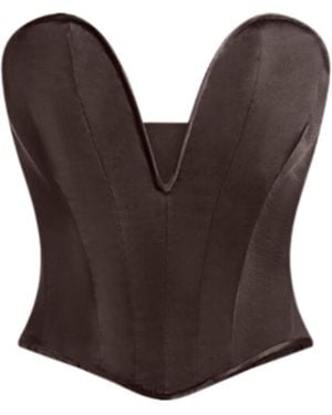Scarlett Gasque Arcadia Corset - Brown