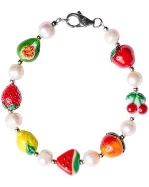 WHYAT Fruity Charms Bracelet - Red