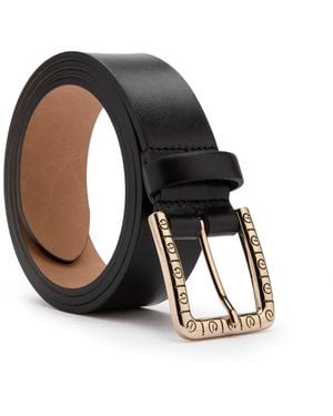 Ilvi Cle Leather Belt - Black