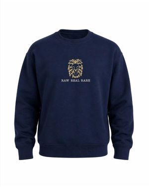 Nooltrends Lion Embroidered Sweatshirt - Blue