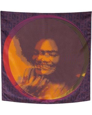 Dalziel Inès Silk Scarf - Purple