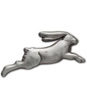 Make Heads Turn Neutrals Metal Pin Hare Rabbit - Multicolor