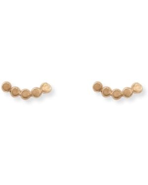Inari Jewellery Mini Rise Earrings - Metallic