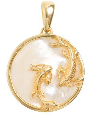 freya rose Pisces, Zodiac Pendant - Metallic