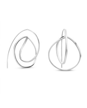 Joidart Large-Plated Earrings Embolic - Metallic