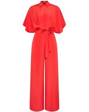 Emma Wallace Shay Jumpsuit - Red