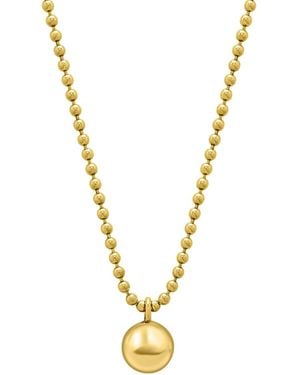 Tory Long The Orb Necklace - Metallic