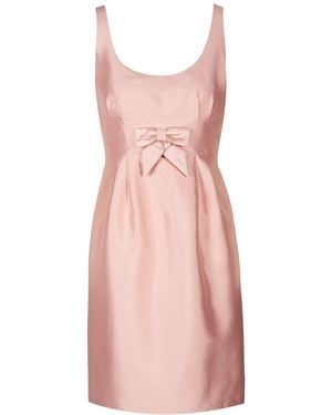 Santinni 'Sabrina' 100% Wool & Silk Dress - Pink