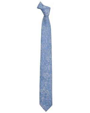 DAVID WEJ Paisley Tie – - Blue