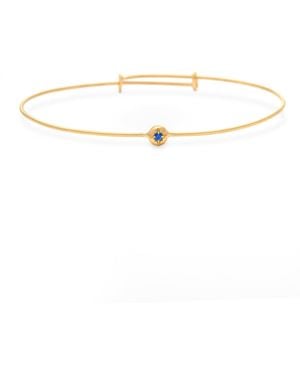Eloise Jewelry Moon Bracelet Sapphire - White