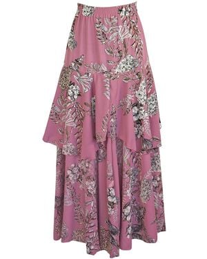 Jennafer Grace Lilac Fleur Seraphim Skirt - Purple