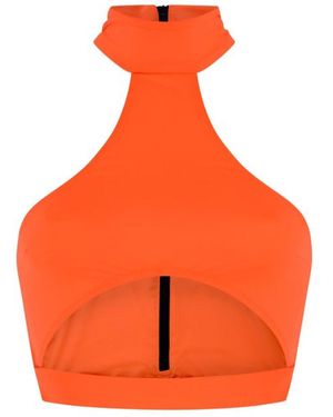 Noire Swimwear Neon Bahamas Top - Orange