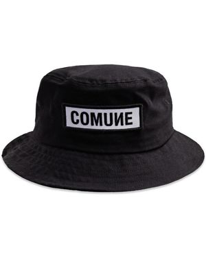 Comune Patch Bucket Hat - Black
