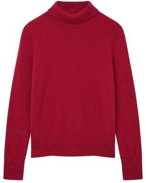 Loop Cashmere Cashmere Polo Neck Sweater - Red