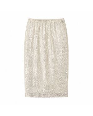 Muche Et Muchette Cheri Sequins Skirt/Mini Dress - Natural
