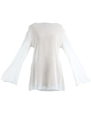 The Ethos Studio Ana Blouse-Dress - White