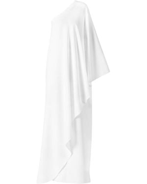 LIA ARAM Mono Drape Gown - White