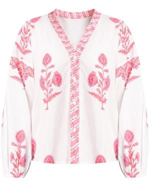 Bindu Carlie Blouse - Pink