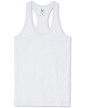 On/Off Essentials Bamboo Scoop Neck Tank - White