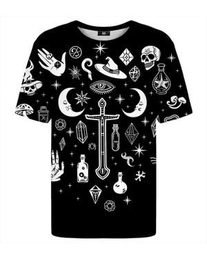 Aloha From Deer Witchcore T-Shirt - Black