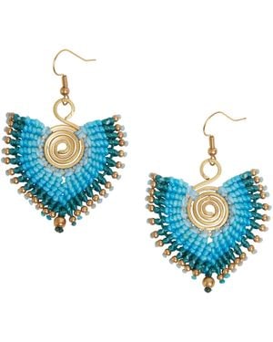 Betsy & Floss Statement Earring - Blue