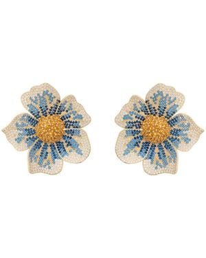 LÁTELITA London Pansy Earrings - Blue