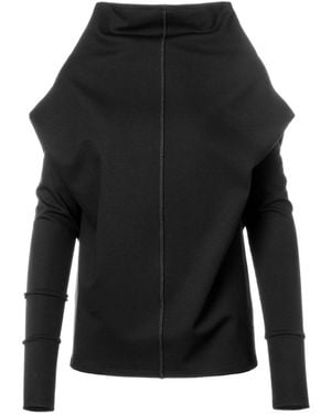 Jana Coshè Sculptural Turtleneck - Black