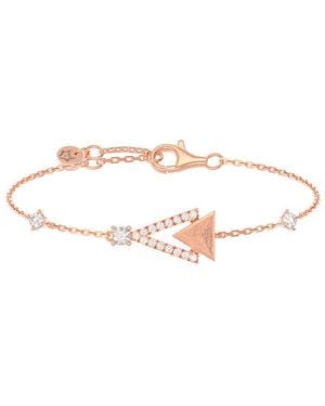 AWNL Triangle Meteorite Sterling Bracelet - Metallic