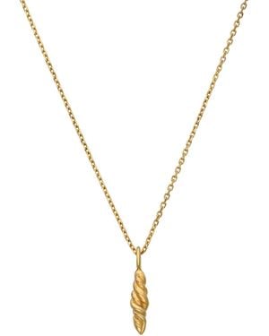 EVA REMENYI Twirl Necklace 14K - Metallic