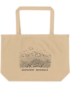 Anchor and Crew Neutrals Neutral Gustatory Originals Colombia Recycled Cotton Large Tote Bag - Natural