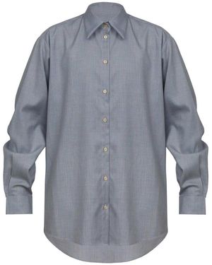 Van Brussel Lennon Collared Shirt - Blue