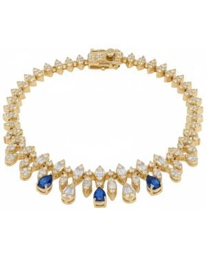 LÁTELITA London Duchess Sapphire Tennis Bracelet - Metallic