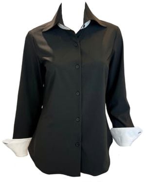 SNIDER Swan Long Sleeve Shirt - Black