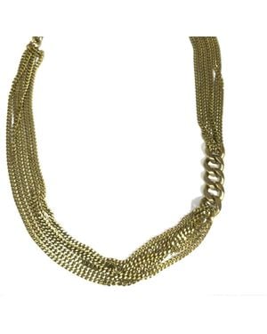 Rachel Nathan The Link: Drape Necklace - Metallic