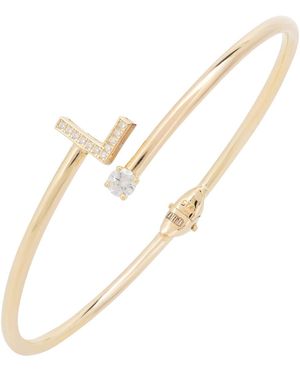 LÁTELITA London Initial Bangle L - Metallic