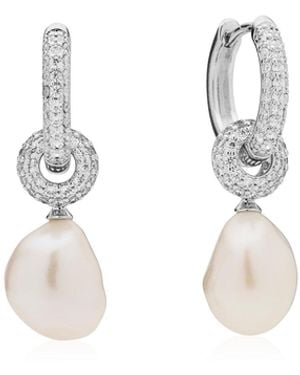 Amber Sceats Puma Earrings - White
