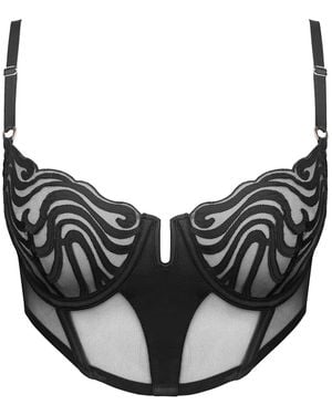 MONIQUE MORIN LINGERIE Echo Bustier - Black