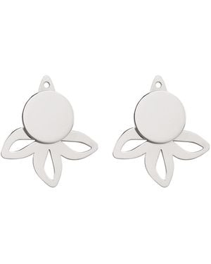 Gallery Trois Pétales Convertible Ear Jacket 14K Earrings - Metallic