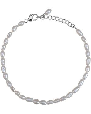 Kiri & Belle Kira Seed Pearl Sterling Bracelet - Metallic