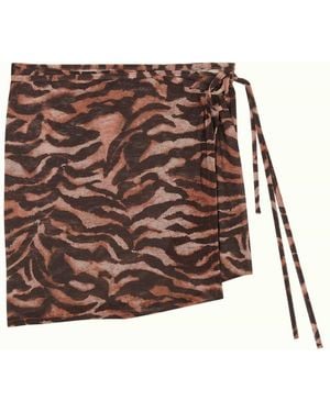 Camila Ctg Pareo Serengeti Skirt - Brown