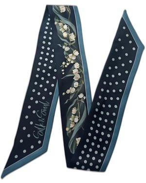 Silk&Soul Lily Of The Valley Twilly - Blue