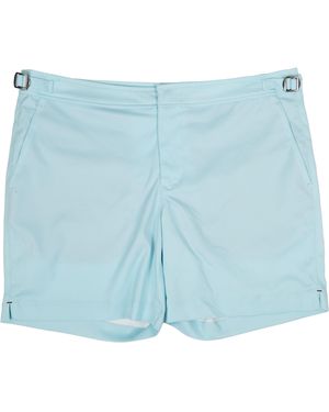 lords of harlech Pool Oxford Swim Short - Blue