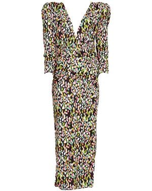 SOHUMAN Ruppert Midi Dress - Metallic