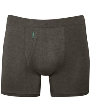 Zd - Zero Defects Heracles Fly Front Boxer – Maximum Softness For Sensitive Skin - Gray